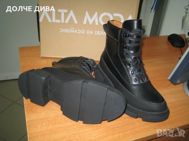 НАМАЛЕНИЕ-Дамски боти м.6019 черни, снимка 4 - Дамски боти - 34726787