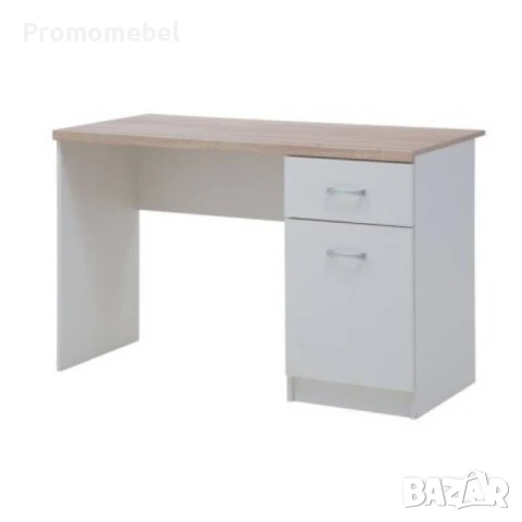 Бюро в комбинация от бяло и дъб сонома