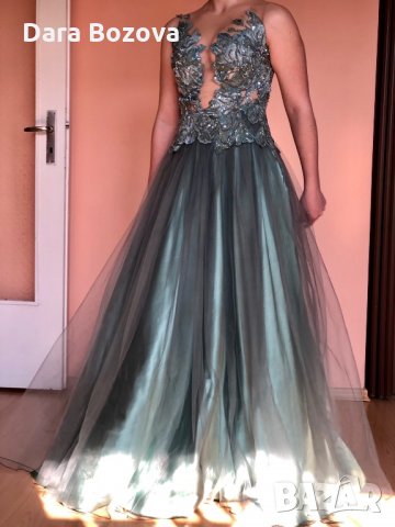 Официална (абитуриентска) рокля на известен български дизайнер, снимка 2 - Рокли - 27877868