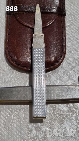 Антикварен джобен комплект, ножче Rostfrei и сребърна клечка за нокти 835 проба  ! , снимка 7 - Антикварни и старинни предмети - 43257768