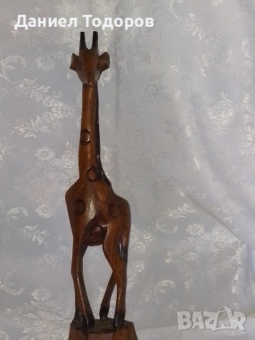Стара Дървена Фигура , Жираф, снимка 6 - Колекции - 53072033