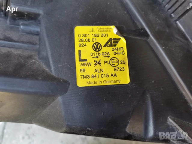 Ляв ОРИГИНАЛЕН фар за Фолксваген Шаран/Сеат Алхамбра от 2000г до 2010г, снимка 4 - Части - 53478205