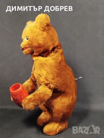 СТАРА РЕТРО СОЦ СССР МЕХАНИЧНА ИГРАЧКА БАБА МЕЦА, снимка 3 - Антикварни и старинни предмети - 47296075