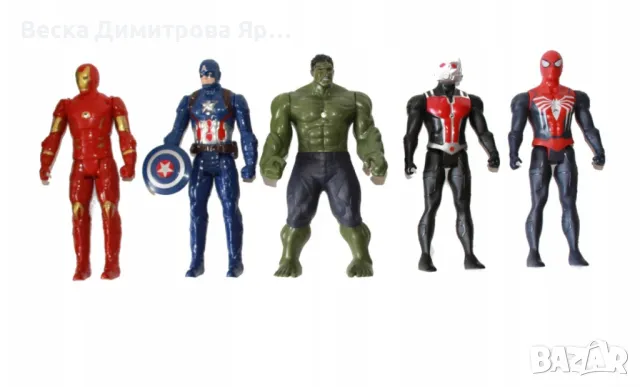 Комплект от пет супер героя от спасителния отряд на Отмъстителите, снимка 2 - Други - 47733003