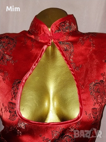 Cottelli Collection M /L Китайска червена,ориенталска рокля , снимка 8 - Рокли - 52787241