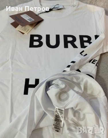 Burberry мъжка фланелка тениска блуза 100% памук унисекс , снимка 13 - Тениски - 40353274