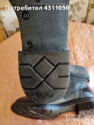 Дамски боти rieker естествена кожа 40 номер, снимка 9 - Дамски боти - 53390719