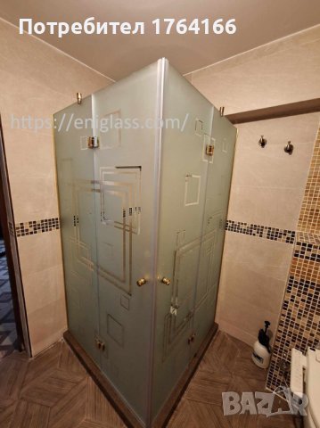 Душ кабина със златен обков, снимка 6 - Душ кабини и вани - 44047505