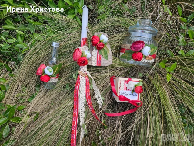 Комплект за кръщене, снимка 8 - Декорация - 51235951