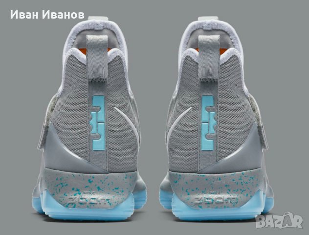 маратонки Nike Lebron 14 XIV (GS) Mag Marty McFly номер 38,5-39, снимка 4 - Маратонки - 34571581