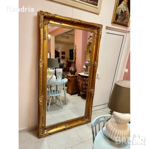 Голямо класическо огледало - GOLD 210 / 117 см., снимка 2 - Огледала - 43940112