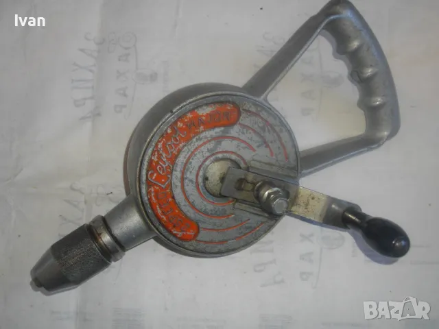 MAJOR-Made in ENGLAND 340мм/ф10мм АЛУМИНИЕВА ПРОФЕСИОНАЛНА РЪЧНА ДРЕЛКА БОРМАШИНА МАТКАП 2 СКОРОСТИ, снимка 3 - Бормашини - 48331167