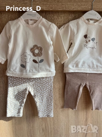 2 броя комплектчета на Mayoral, снимка 2 - Комплекти за бебе - 52625416