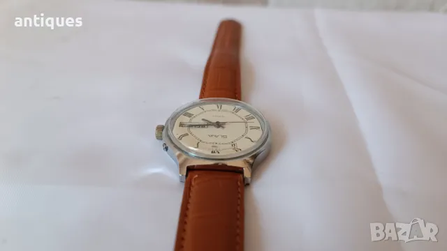 Продавам мъжки ръчен часовник - Слава / SLAVA 26 jewels, снимка 8 - Антикварни и старинни предмети - 48615897