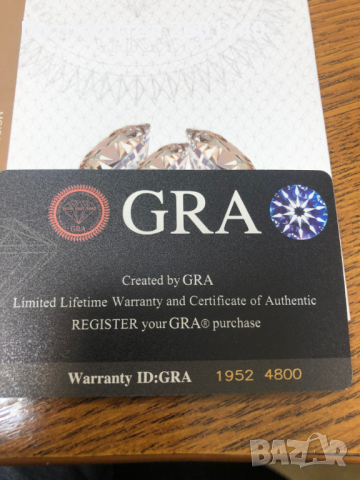 Сребърни обици с Мойсанит (Диамант) брилянт Два Карата!!!, снимка 5 - Обеци - 36497074