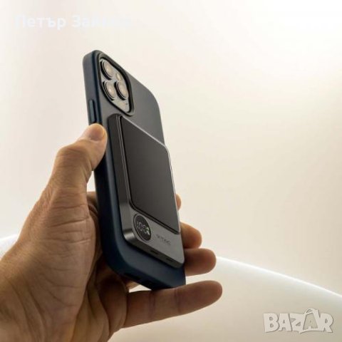 V-TAC - 5000mAh Външна Батерия 9мм Magnetic Черна SKU: 7850 | VT-50005, снимка 5 - Безжични зарядни - 43347061