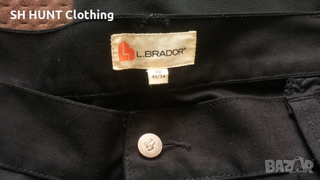 L.Brador Stretch Work Shorts размер 4-5XL еластични къси работни панталони под коляното W4-373, снимка 14 - Панталони - 52075568
