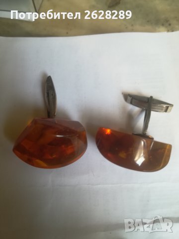 Ръкавели от Балтийски кехлибар, снимка 2 - Други - 37889645