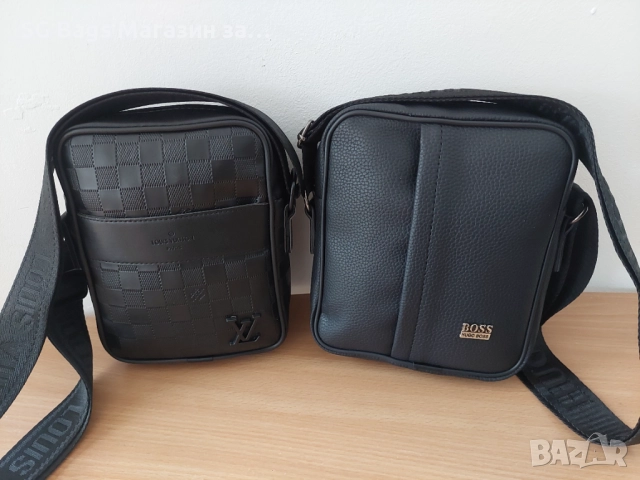 Мъжка чанта през рамо hugo boss,louis vuitton код 14