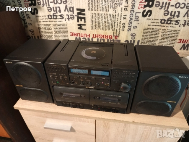 Касетофон"SONY"CFD-765L, снимка 2 - Радиокасетофони, транзистори - 52075890