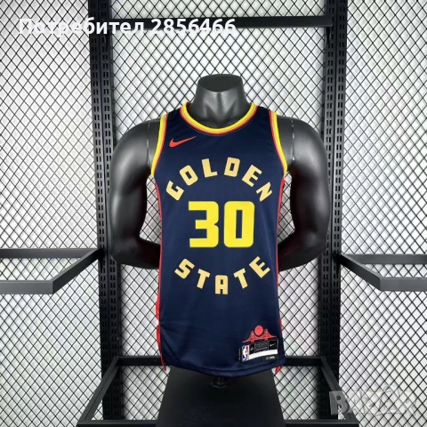 Мъжки потник Nike Stephen Curry Golden State Warriors season 2024 размер XXL, снимка 2 - Тениски - 52048503