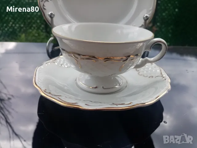 Винтидж баварски сет за кафе, снимка 2 - Чаши - 49772801