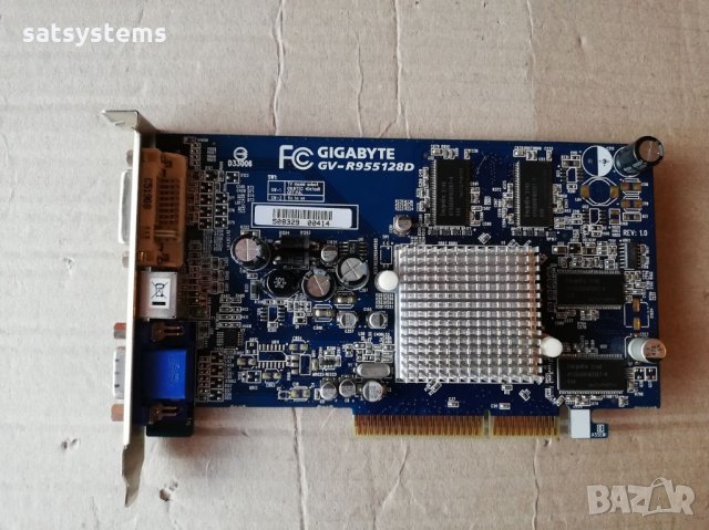 Видео карта ATi Radeon Gigabyte R9550 AGP, снимка 1 - Видеокарти - 26964211