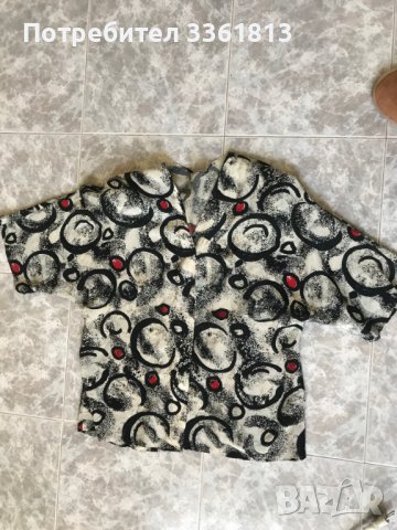 Продавам блуза от естествена коприна. , снимка 2 - Корсети, бюстиета, топове - 36807242