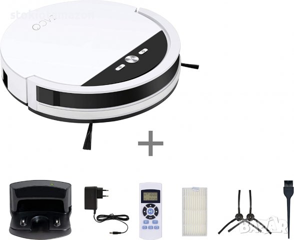 Робот прахосмукачка ZACO ILIFE V4, 800 Pa, Бял, снимка 13 - Прахосмукачки - 38702971