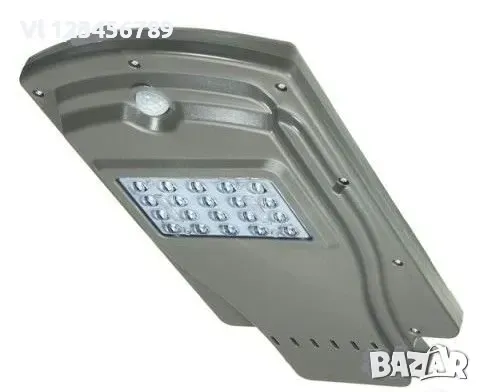 LED соларна улична лампа с датчик за движение 20w, снимка 1 - Соларни лампи - 48931529