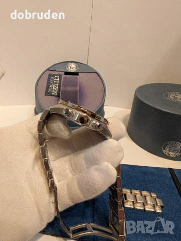 Промо! Citizen Signature Courageous BL5440 Solar Alarm Chrono часовник, снимка 9 - Мъжки - 53180180