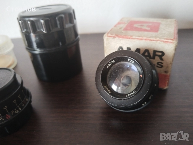 Обективи ИНДУСТАР, Konika, AMAR,MIKAR PZO, BEROLINA, снимка 10 - Обективи и филтри - 40953867