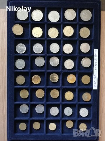 МОНЕТИ, LOT по 40 бр, ИСПАНИЯ, ПОЛША, БЕЛГИЯ, снимка 3 - Нумизматика и бонистика - 28553713