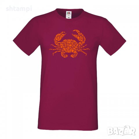 Мъжка тениска Crab,Животно Рак,Изненада,Подарък,Празник , снимка 10 - Тениски - 36813337