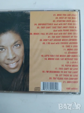 Natalie Cole Unforgettable love songs '99 - матричен диск музика, снимка 3 - CD дискове - 53524843