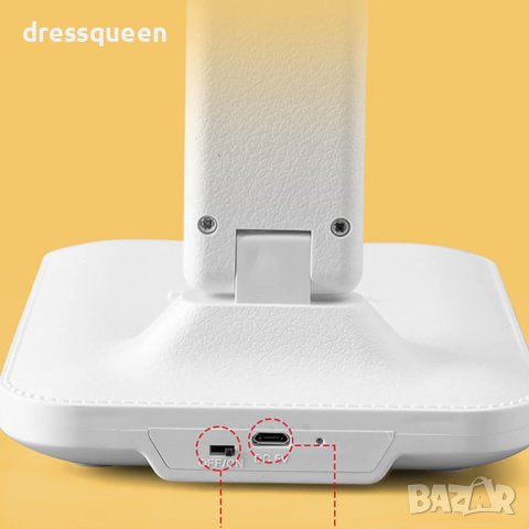 BL 1269 Настолна ЛЕД лампа светеща в три различни цвята, снимка 12 - Лед осветление - 44013776