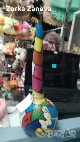 Тиква/кратунка/рисувана на ръка, снимка 2 - Декорация за дома - 49089365