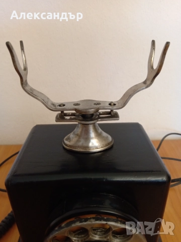 Български ретро телефон, снимка 6 - Антикварни и старинни предмети - 52412498