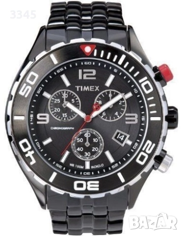 Мъжки часовник T2M758 Quartz Silver, Black, снимка 4 - Мъжки - 52483956