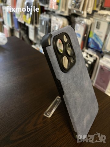 Apple iPhone 15 Pro Луксозен кожен гръб / кейс в Калъфи, кейсове в гр ...