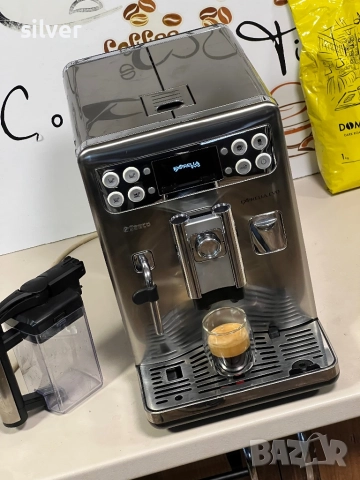 Кафемашина кафе автомат Saeco Exprelia evo с гаранция, снимка 14 - Кафемашини - 51863447