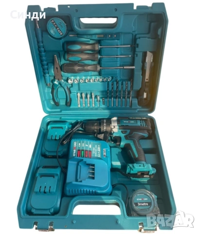 Комплект акомулаторен винтоверт-30 части , снимка 2 - Аксесоари и консумативи - 53597010