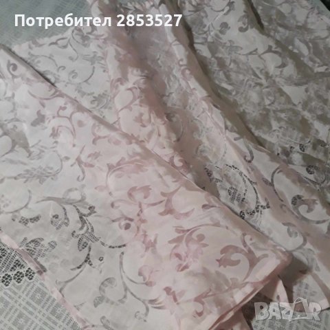 Розови Ушити Пердета, снимка 1 - Пердета и завеси - 43526554