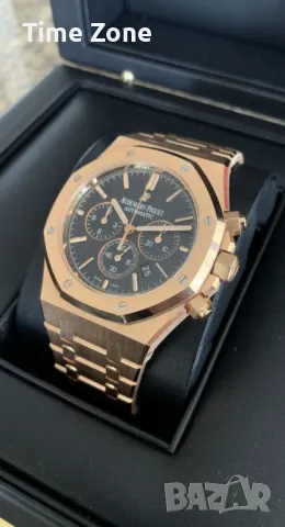 Audemars Piguet Royal Oak Chronograph 41mm Rose Gold Black Dial Различни Варианти, снимка 4 - Мъжки - 48183833
