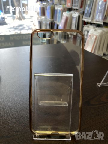 Apple iPhone 6/6S Прозрачен кейс с кант, снимка 1