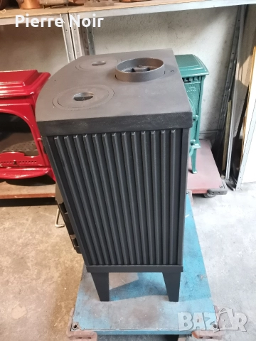 Скандинавска чугунена печка , снимка 4 - Отоплителни печки - 52930160