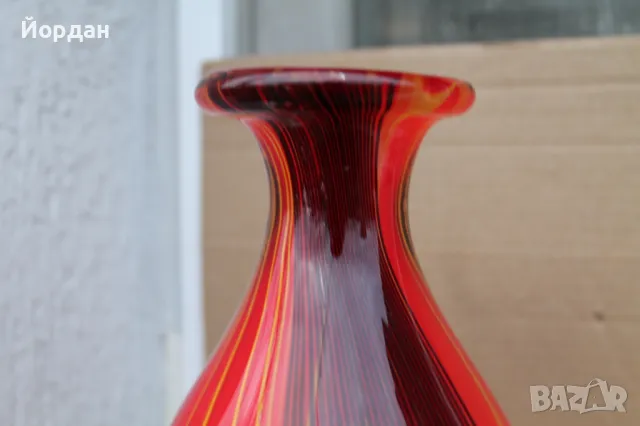Ваза стъко ''Мурано'', снимка 2 - Вази - 48252440