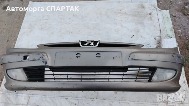 Предна броня СВЕТЛОСИВА Peugeot 307 SW 1.6 HDI 1.6hdi 110к.с Пежо 307 СВ Комби 1.6 ХДИ 1.6хди pejo