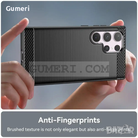 Гръб "Карбон Шарк" за Samsung Galaxy S24 Ultra, снимка 5 - Калъфи, кейсове - 44923574