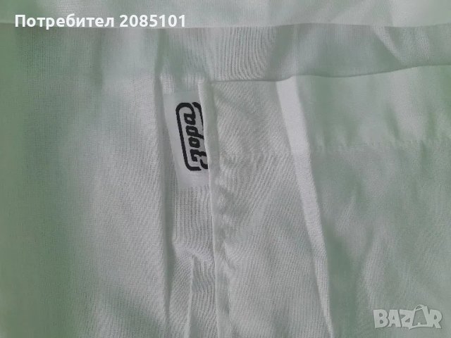 Работна бяла дамска престилка с къс ръкав, снимка 3 - Други - 48506447